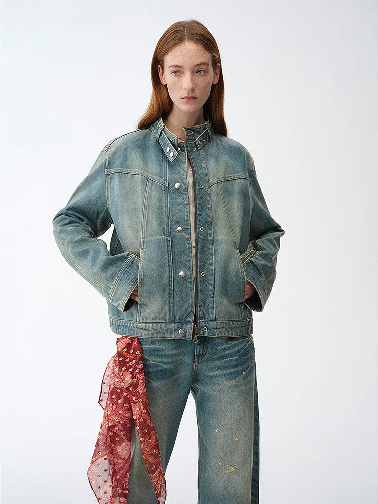 Motorcycle Denim Jacket