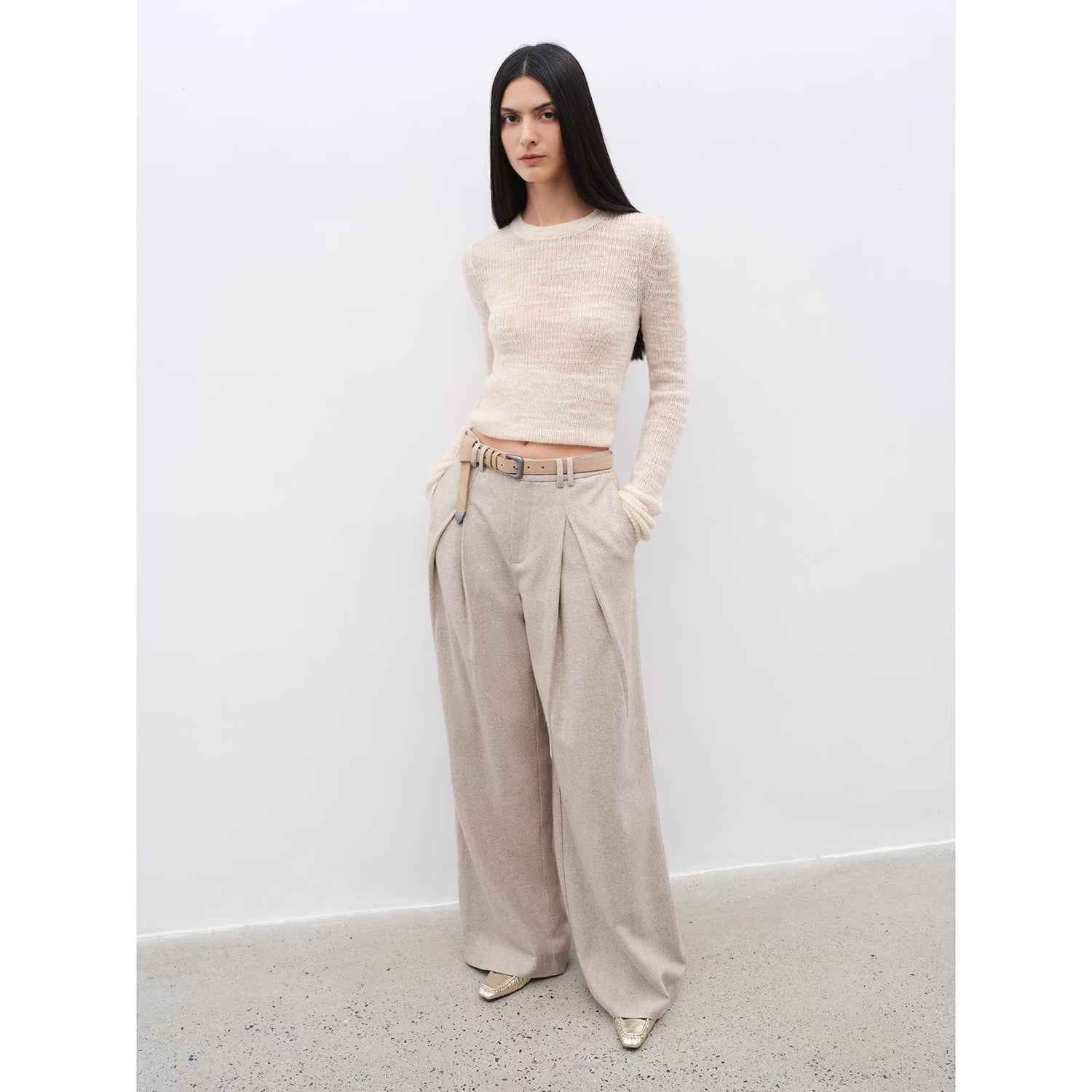 Pleated Trousers