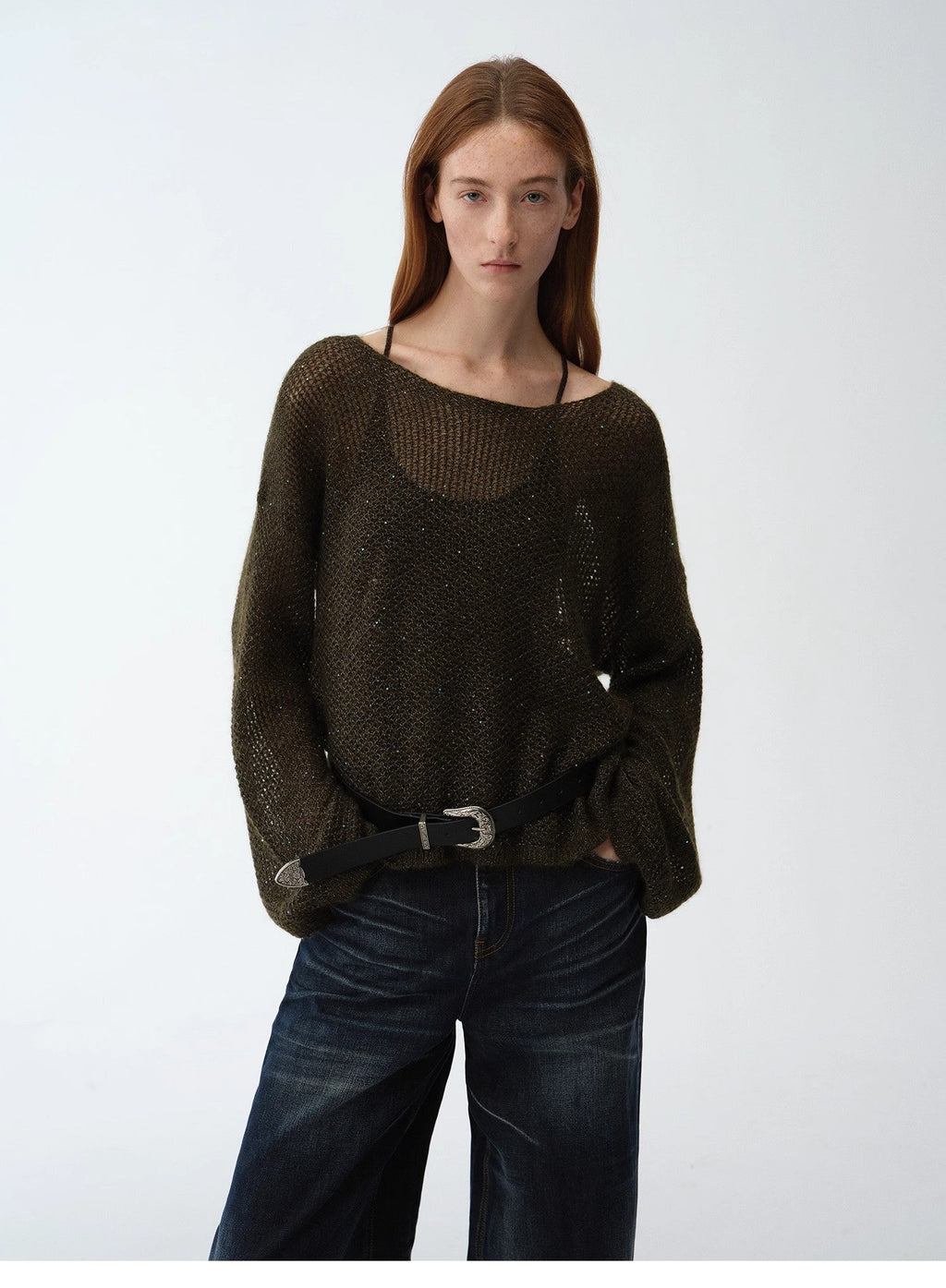 Sequin Knit Top
