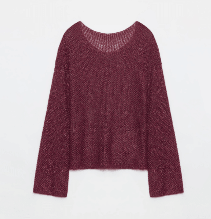 Sequin Knit Top